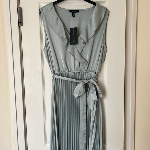Satin Midi Dress UK14