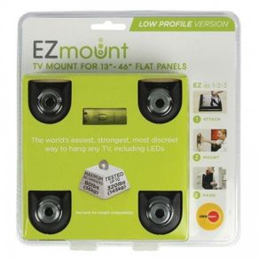 Omnimount Ezmount Tv Mount Low Profile For 13 To 46-inch Flat Panels Black New & Sealed