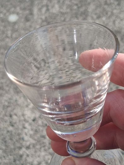 A Set of Cumbria Ware Hand Blown Toasting Glasses