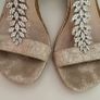 MODA in PELLE leather jewelled sandals with low platform Sz 41 (Fit 7- 7.5 UK) Image 2