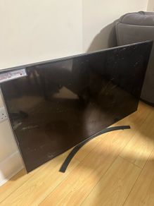 Broken LG 55 Smart Tv with remote control