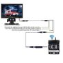 7" HD LCD Monitor + Rear view Car Camera Parking Night Vision Waterproof Backup Camera For Bus Truck RV Trailer for Camper Van Bus Truck Rear View Display Image 5