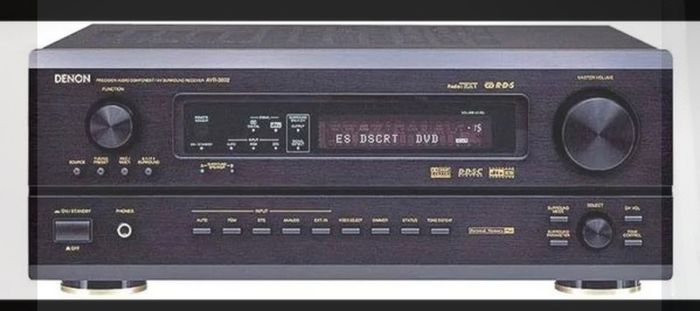 Denon Avr 3802 Receiver 110Wx7 high-quality amplification with original Remote