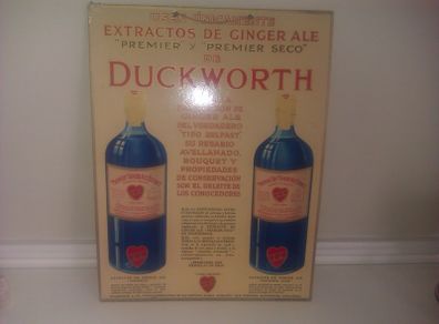 Vintage Duckworth Spanish Card Advert.