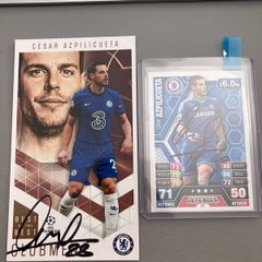 Chelsea signed cards Azpiliqueta