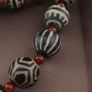 Antique Burmese Pumtek Pyu Petrified Wood Beads Necklace Image 5