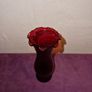 Vintage Anchor Hocking Ruby glass posy vase Image 4
