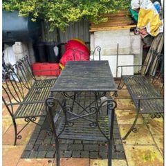 Garden Steel Table & Chairs