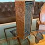 Vintage MCM Hammered Copper Rectangular Shape Planter Jardiniere Image 9