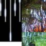 8 Tubes 30cm Meteor Shower Falling/Rain Drop LED Tree Cascading String Lights (Multi-color) Image 4