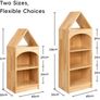 3-Tier Corner Cabinet for Toy Storage  15mm Rubberwood, Rounded Edges, Kid Reachable Height, Suitable for Kids Room, Playroom, Nursery, Classroom etc. Image 3