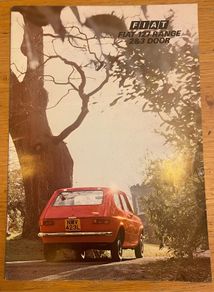 Fiat 127 Sales Brochure. Very Rare.