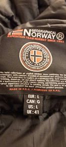 mens winter jacket geographical norway expedition parka