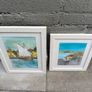 2 x Coastal Watercolour Paintings Image 2