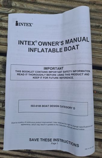 Inflatable Boat Intex Seahawk 3