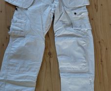 Fleetwood Painters Work Trousers-White W-36/L-32