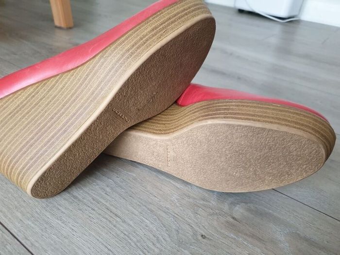 Vagabond Leather Wedges Size Uk 7 ( Eu 40)