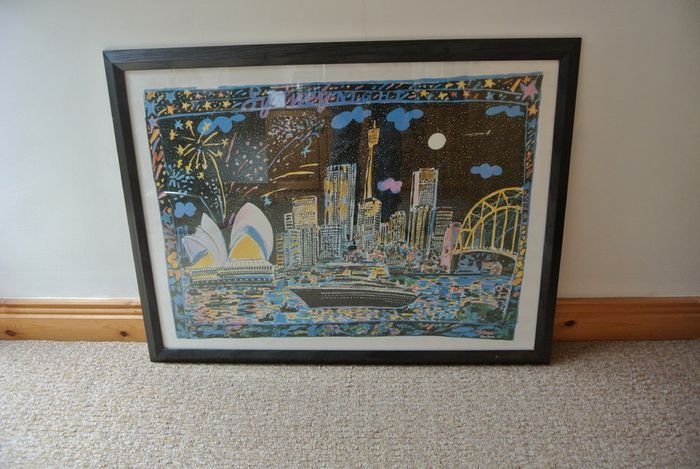 Ken Done - Sydney Night - Framed Ken Done Poster 1984