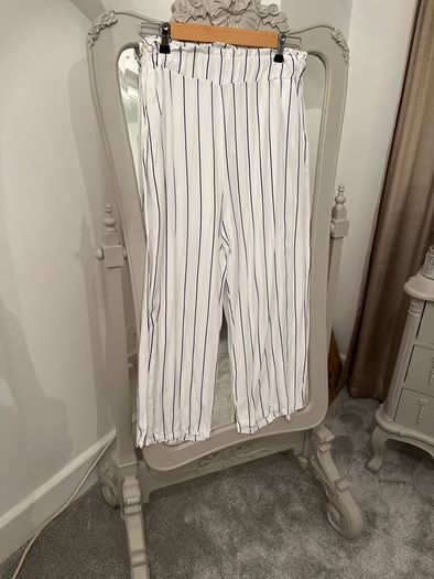 Lightweight Wide Leg Beach Trousers size 10