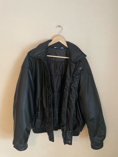 Zara Men Faux Leather Jacket