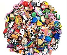 20PCS Cartoon Shoe Charms for Crocs Clogs Bubble Slides Sandals PVC Shoe Decorations Accessories For Teens