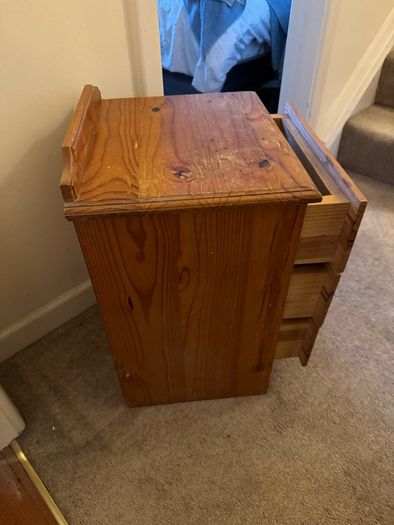 Free Pine Bedside Drawers