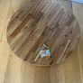Ikea round table Acacia wood 80cm Image 2