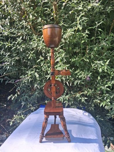 Mid Century Spinning Wheel Ashtray