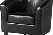 Tempo Tub Chair in Black PU