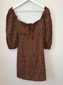 STRADIVARIUS Stunning Animal Print Dress Size M!