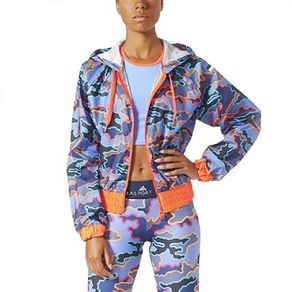 adidas STELLASPORT Camo Jacket - Blue | Adidas Women Training SIZE S BNWT