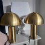 Gold bedside lamp Image 2