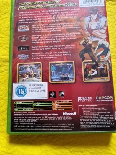 Street Fighter Anniversary collection xbox Original games Original