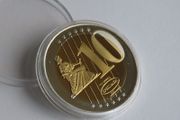 Vatican 2008 10 Euro Bi-Metallic Specimen Trial Probe