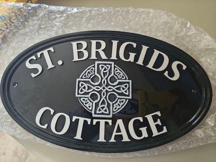 Hand made to order House Plaque never used.was 100 .