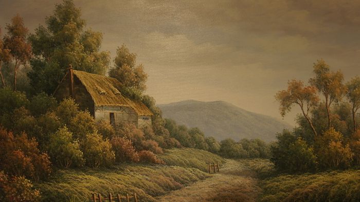 Oil Painting Picture  on canvas by, P.Wilson.