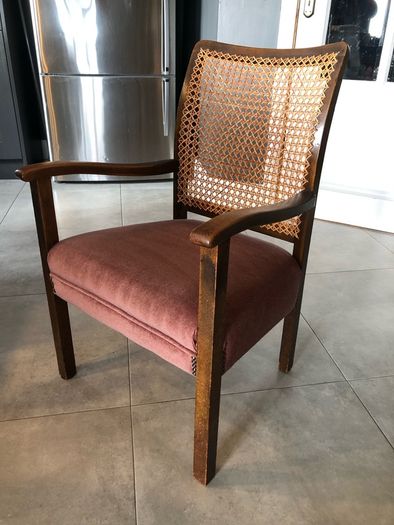 Antique Rattan Armchair
