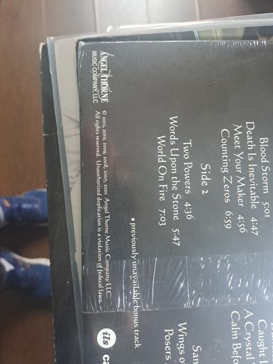 Vinyl,sacred Oath.
