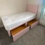 Single Divan Beds. Stylish Headboards. Multiple Colours, Drawers Options. Cash On Delivery Image 3