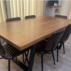 Solid wood dinning table only