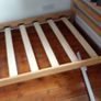 Pine single bed and mattress Image 4