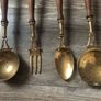 Hanging antique kitchen utensils Image 6