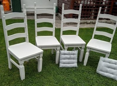 4 Oak Kitchen Chairs