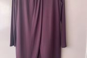 M+S burgundy dress/tunic size 14 short