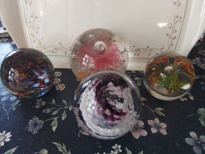 Large Art Glass Sphers/Balls