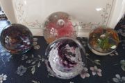 Large Art Glass Sphers/Balls