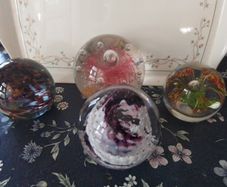 Large Art Glass Sphers/Balls