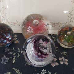 Large Art Glass Sphers/Balls