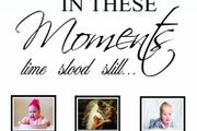 In these moment time stood still wall decal