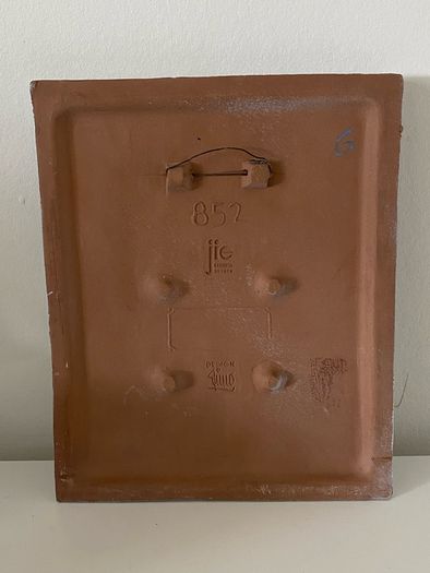 Gorgeous vintage ceramic wall plaque
